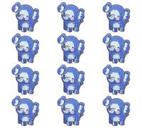 JKJF 12 Pcs Elephant Embroidery Patches Baby Elephant Iron on Patches Wildlife Sew On Applique Badge for Clothes Backpack Shoes Jacket Jeans Hat Dress Curtain