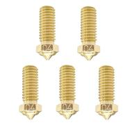 Jkjlorey 0.4mm Nozzle Brass Nozzle for QIDI X-Smart 3/X-Plus 3/X-Max 3 3D Printer Accessories 5Pcs