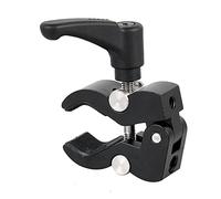 Jkjlorey 1/4Inch & 3/8Inch Thread Super Clamp Crab Pliers Clamp Battery Adapter Clamp for DSLR Camera Photo Studio Accessory