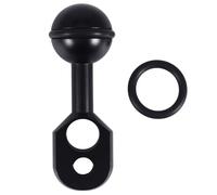 Jkjlorey 1 Inch Ball To Head Clip Arm For Action Video Camera Light Diving Ball Head Butterfly Clip Adapter Mount Accessories
