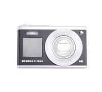 Jkjlorey 1 PCS Dual IPS High-Definition Screens Photography Camera Camera 64 Million Pixels Black