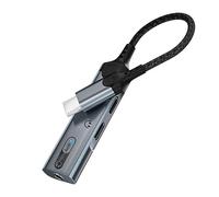 Jkjlorey 1 PCS PD60W Fast Charging Splitter Earphone Converter Type C To 3.5mm Audio Dual Type C B
