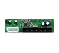 Jkjlorey 1 Piece 7+15Pin 2.5 Female to 3.5 Inch IDE Adapter Green PC+Metal for 133 100 HDD CD DVD Serial