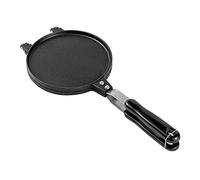 Jkjlorey 1 Piece Kitchen Waffle Baking Pan Egg Roll Waffle Cone Mold Egg Roll Baking Tool Black