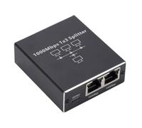 Jkjlorey 1000Mbps 1 to 3 Gigabit Ethernet Adapter RJ45 Splitter Lan Connector Internet Splitter LAN Splitter for PC TV