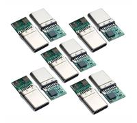 Jkjlorey 10Pcs Fast Charge Module PD/QC Decoy Board PD 2 3.0 DC Trigger Cable USB Type-C Male Plug QC4 Charge Connector 12V Easy to Use
