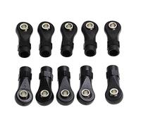 Jkjlorey 10Pcs Plastic Rod End Link Linkage Balls Joint Head for 1/10 RC Car Crawler Axial SCx10 II 90046 TRx4,C