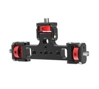 Jkjlorey 180-Degree Tilt Head Tripod Mount Adaptor Triple Phone Holder for Camera, Light, Microphone