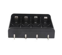 Jkjlorey 1PCS 4X 21700 Battery Holder Storage Box Case ABS Fireproof Power Bank Cases Slot Batteries Container with