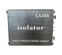 Jkjlorey 1Pcs Audio Isolator Audio Signal Isolator Eliminates Current Noise Dual-Channel 6.5 XLR Mixer Audio Isolator LA2XS