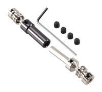 Jkjlorey 1Pcs Metal Rear Center Drive Shaft CVD Transmission Shaft for 1:12 12428 12423 RC Car Short Course Desert Off-Road Titanium
