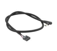Jkjlorey 1Pcs USB 9Pin to Type C Cable for Computer Motherboard Anti Shielding Mesh Line Enhances Stability and Speed 60CM Easy Install