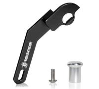 Jkjlorey 1Set CNC Metal One Handed Remote Control for RC Car Ledi RC6GS RC4GS Remote Control Upgrade Black