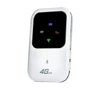 Jkjlorey 1Set MiFi Pocket 4G WiFi Router 150Mbps WiFi Modem Plastic with Sim Card Slot Wireless MiFi