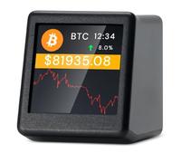 Jkjlorey 2.4G Crypto Tracker Bitcoin Mining Machine Cryptocurrency Displayer 300 Major Cryptocurrencies Can Be Switched Freely A