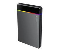 Jkjlorey 2.5 Inch HDD Enclosure to USB3.2 Gen1 5Gbps HDD Enclosure with RGB Light