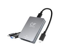 Jkjlorey 2 in 1 CFexpress Type B SD Card Reader USB 3.2 10Gbps Dual-Slot with USB C to USB C/A Cable for SLR