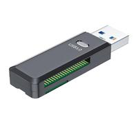 Jkjlorey 2 in 1 USB 3.0 Card Reader TF/SD Card Reader High Speed Data Transmission Smart Cardreader for PC Laptop Black