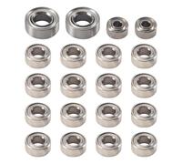 Jkjlorey 20Pcs Steel Ball Bearing Set for Axial SCX24 90081 AXI00001 AXI00002 1/24 RC Crawler Car Spare Parts Accessories