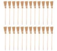 Jkjlorey 24 Pcs Witch Broom Pencils for Halloween Broomstick Ballpoint Pencils Halloween Party Favors Witch Broom Prop Writing