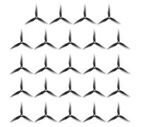 Jkjlorey 24PCS 51466 V2 FPV Propeller 5inch 3 Blade Propeller Drones Propeller for FPV RC Racing Drone B