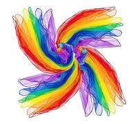 Jkjlorey 24Pcs Kids Juggling Scarves Dance Music Scarves Colorful Scarves Movement Scarves Rhythm Scarves For Children Movement