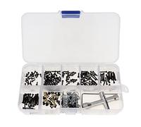 Jkjlorey 252Pcs M1.4 Screws Fastener Kit Sleeve Hex Wrench Repair Tools for Axial SCX24 1/24 RC Crawler Car Parts Accessories