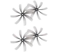 Jkjlorey 2Pairs 3.5inch Propeller 89MMX8 89MM 8-Blade PC Propeller for RC FPV Freestyle Ducted Drones