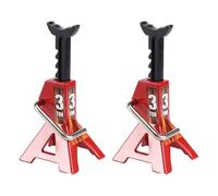 Jkjlorey 2Pcs 1/10 RC Cars Metal Jack Stands Repairing Tool 2Pcs/Set RC Crawler Climbing Car Repair Tools Diecasts Vehicles Model Parts Access,3T