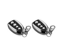 Jkjlorey 2Pcs 433.92MHz Universal Remote Control for Garage Doors and Gates 4-Button Keychain Duplicator Garage Door Opener
