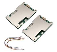 Jkjlorey 2Pcs 4S 12V 100A LiFePo4 Lithium Iron Phosphate Battery Protection Circuit Board with Balanced Charging