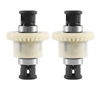 Jkjlorey 2Pcs Differential for HBX 16889 16889A 16890 16890A SG1601 SG1602 1/16 RC Car Upgrade Parts