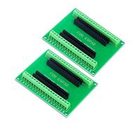 Jkjlorey 2Pcs ESP32 Breakout Board GPIO 1 Into 2 for 38PIN Narrow Version ESP32 ESP-WROOM-32 Microcontroller Development Board