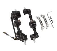 Jkjlorey 2Pcs Front and Rear Portal Axle with Metal Drive Shaft for C14 C24 C24-1 C34 C44 B14 B24 1/16 RC Car Upgrade Parts