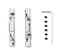 Jkjlorey 2Pcs FY001,FY002,FY003 Metal Drive Shaft Driveshaft CVD for FY001,002,FY003 RC Truck Car Upgrade Parts