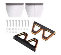 Jkjlorey 2Pcs Metal Trim Tabs Wave Balance Flaps Water Pressure Plate for RC Racing Boat O/V Yacht MONO