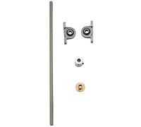 Jkjlorey 300Mm 8Mm T8 Lead Screw Set Lead Screw+ Copper Nut + Coupler + Pillow Bearing Block For 3D Printer