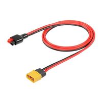 Jkjlorey 30a Anderson toXT60 Adapter Cable Mobile Energy Storage Battery Charging Cable Aircraft Carrier Extension Cable