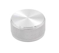 Jkjlorey 34x17mm CNC Aluminum Knob forAudio Amplifier, Speaker, CD Turntable Potentiometer High Precision Control C