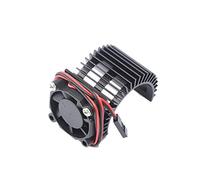 Jkjlorey 3650 Motor Heat Sink and Cooling Fan Set for 1/10 RC Car 540/550 3650/3660 Motor 1:10 RC Car Parts -Black
