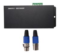 Jkjlorey 3CH DC12-24V RGBW 512 Decoder LED Controller RGB LED DMX512 Decoder, DMX512-3CH