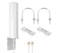 Jkjlorey 3G 4G LTE External Antenna Outdoor with 5M Dual SlIder SMA Connector for 3G 4G Router Modem