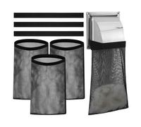 Jkjlorey 3Pcs Dryer Vent Lint Dust Bag for Outdoor Dryer Vent Lint Vent Trap Bag for Outside Indoor Vent Lint Trap