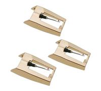 Jkjlorey 3PCS Record Player Needle, Upgraded Golden Record Needles Stylus Replacement for, Turntable Easy Install