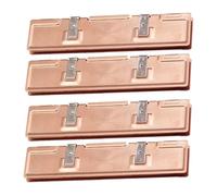 Jkjlorey 4 PCS RAM Heatsink Radiator Copper Color 126x26x7mm for Ram Memory Cooler Cooling Heat Sink Desktop Memory Radiator DDR2 DDR3 DDR4