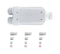 Jkjlorey 48V POE Repeater 1 to 2 PoE Extender IP66 Waterproof 10/100Mbps 500m Extension for POE Switch Camera