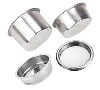 Jkjlorey 4PCS 51mm Coffee Filter Replacement Filter Basket for Coffee Bottomless Portafilter for Espresso Machine Part