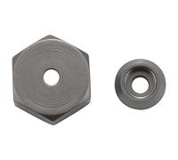 Jkjlorey 4PCS 5mm to 12mm Metal Combiner Wheel Hub Hex Adapter for D12 C24 C34 B24 B36 MN D90 D99 RC Car Upgrade Parts,Titanium Color