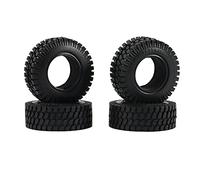 Jkjlorey 4PCS 75MM 1.55Inch Tires Tyre for RC Crawler Car Axial Jr 90069 D90 CC01 LC70 MST JIMNY