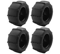 Jkjlorey 4Pcs 80mm Snow Sand Tires Tyre Wheel for 144001 124019 12428 104001 16889 SG1601 RC Car Upgrade Parts